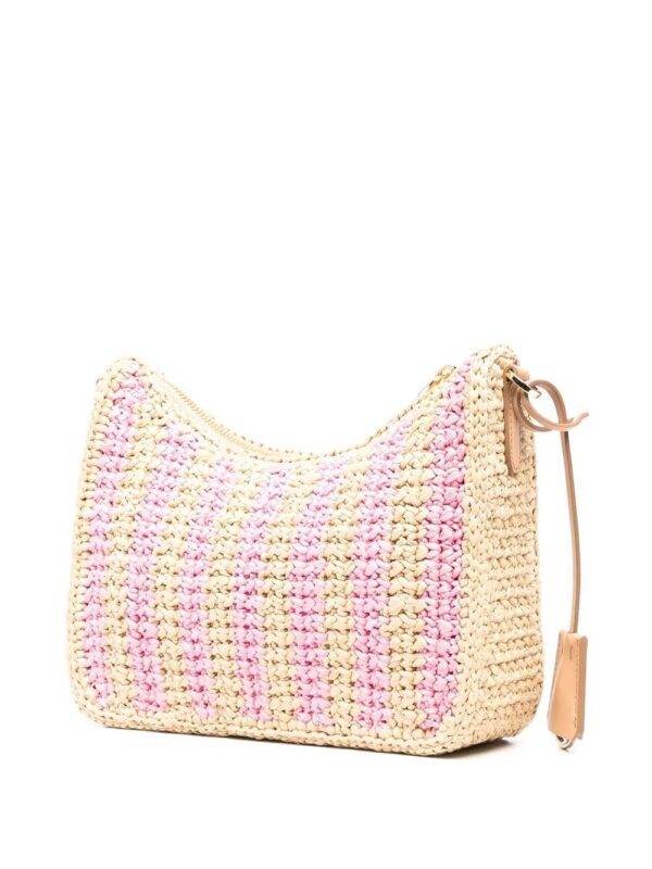Prada  Re-Edition 2005 logo raffia crossbody bag - Image 2