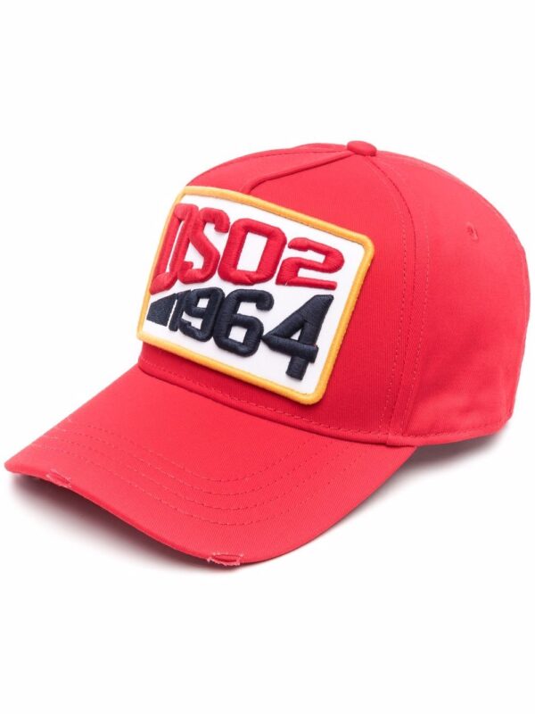 DSQUARED2 patch detail cotton cap