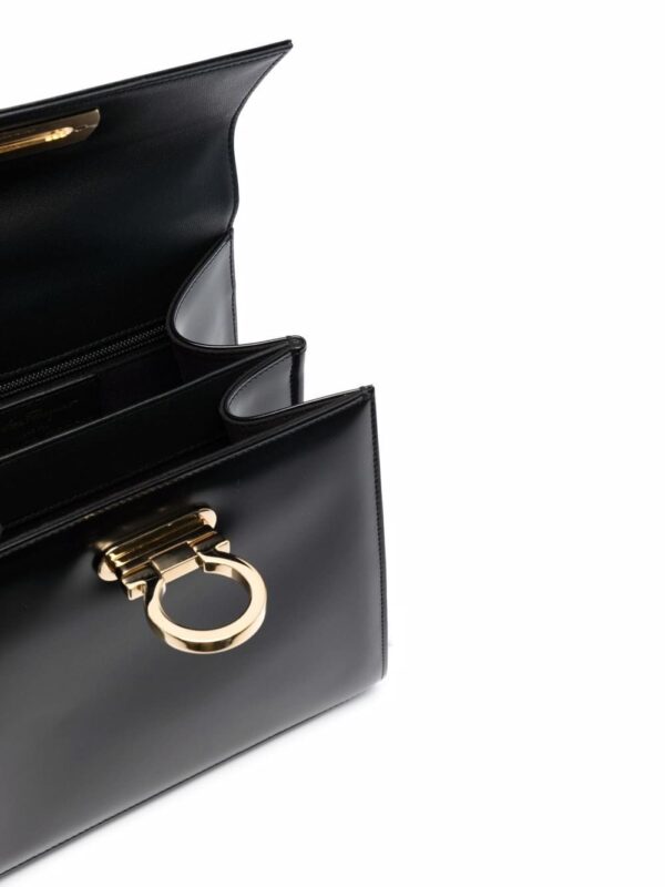 Ferragamo Gancini flip-lock leather bag - Image 5