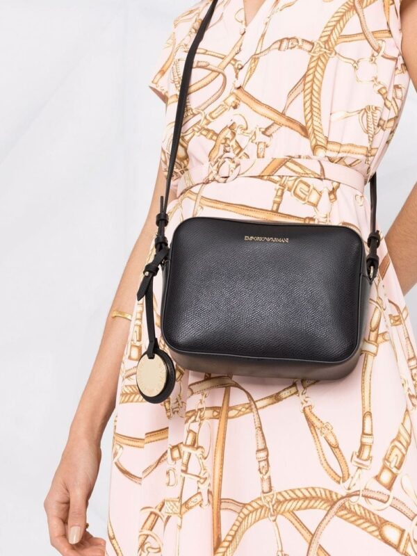 Emporio Armani embossed-logo crossbody bag - Image 3