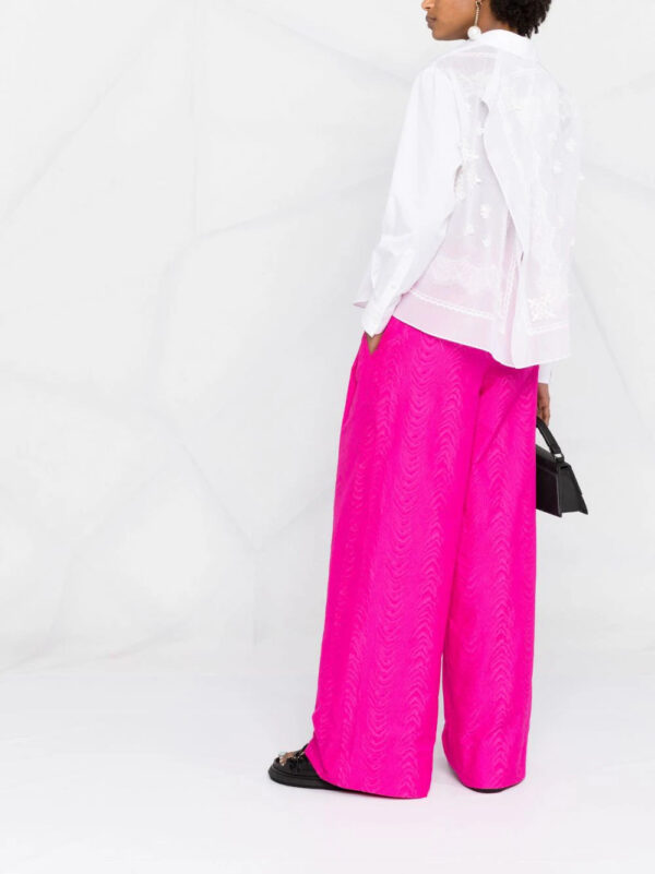 sacai  embroidered slim-fit shirt - Image 2