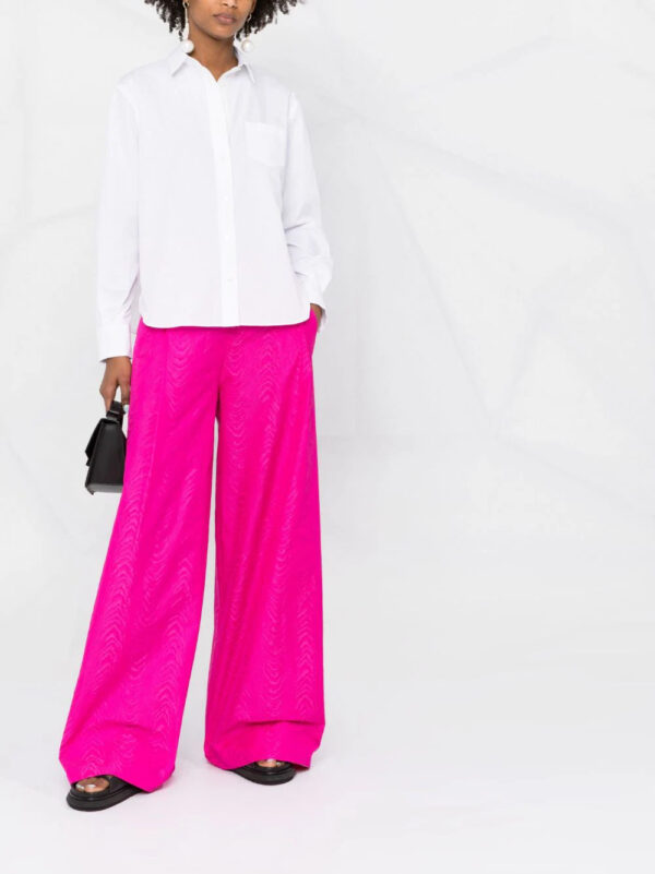 sacai  embroidered slim-fit shirt - Image 4