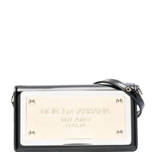 Dolce & Gabbana maxi-plate leather phone bag