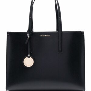 Emporio Armani logo-tag tote bag