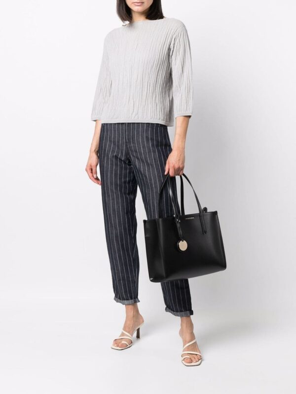 Emporio Armani logo-tag tote bag - Image 2