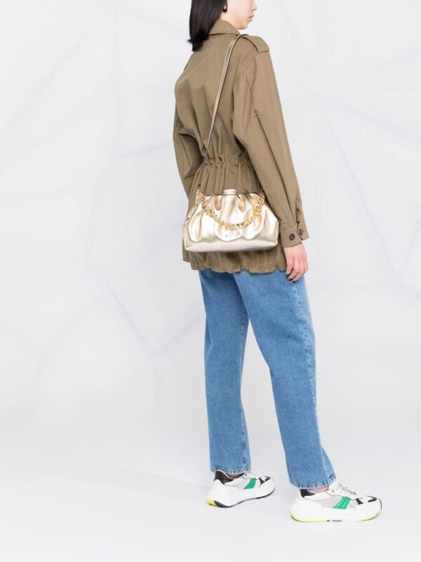 Michael Kors large Nola slouchy leather clutch bag - Image 2