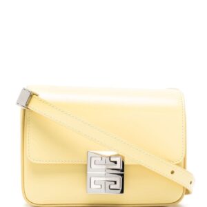 Givenchy logo-plaque leather shoulder bag