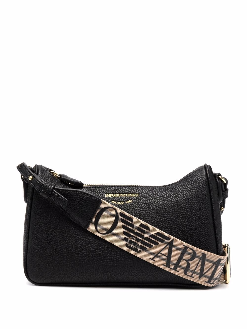 Emporio Armani logo-stamp shoulder bag