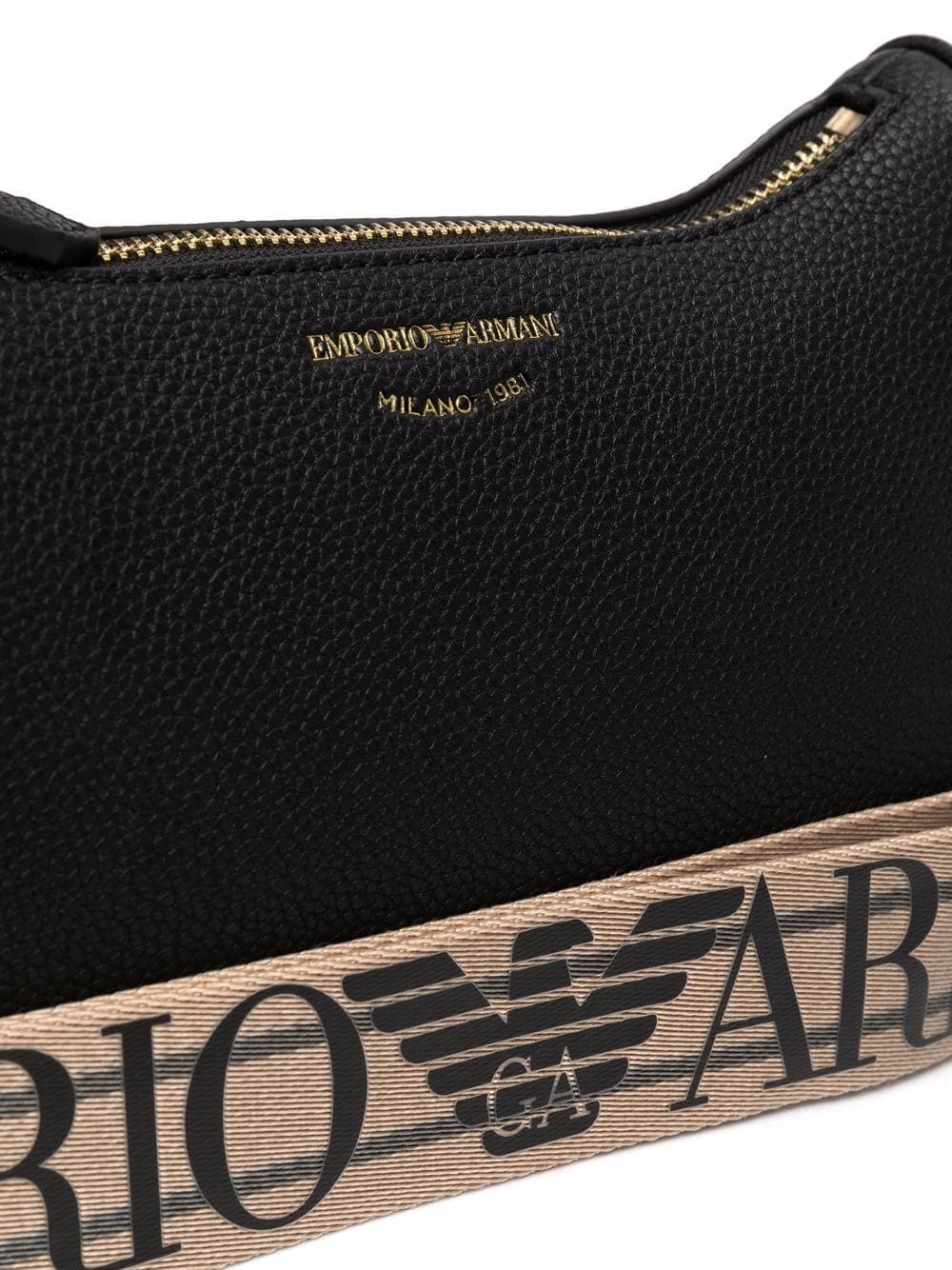 Emporio Armani logo-stamp shoulder bag - Image 5