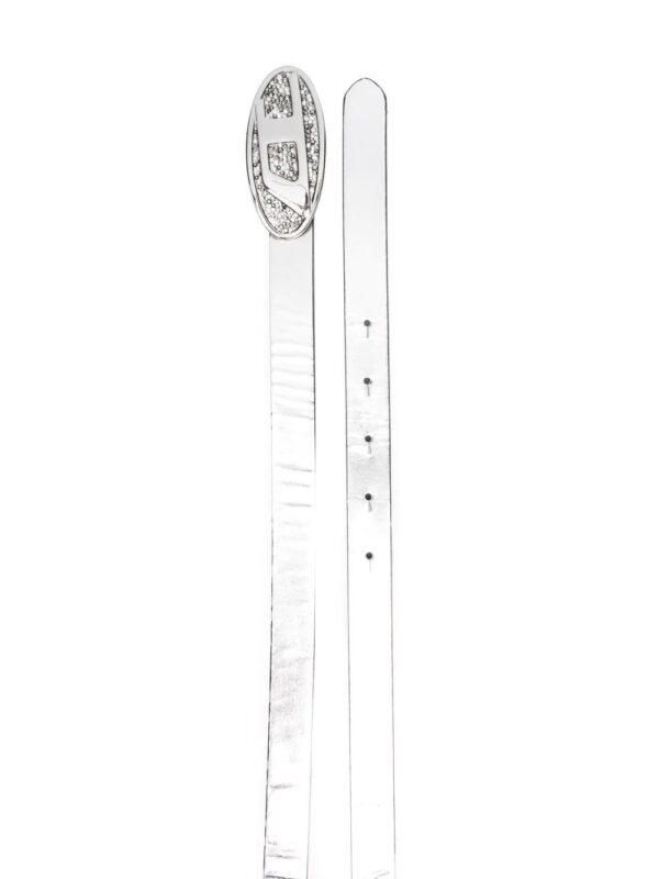 Diesel  metallic logo-buckle belt - Image 2