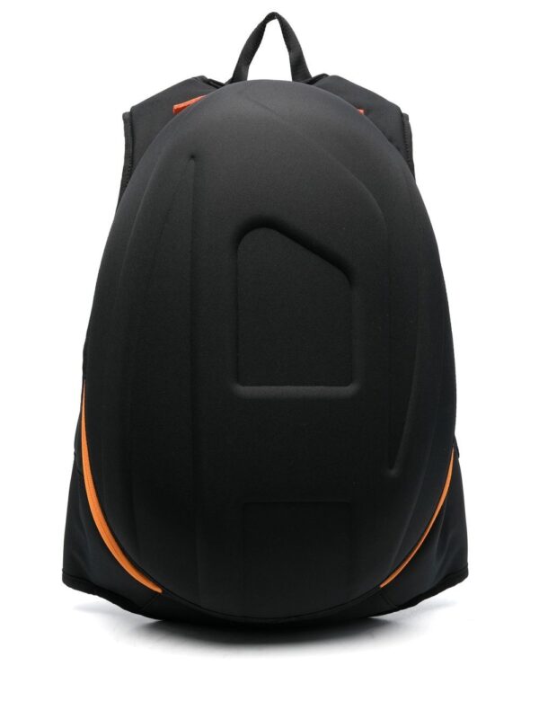 Diesel embossed-logo zipped backpack