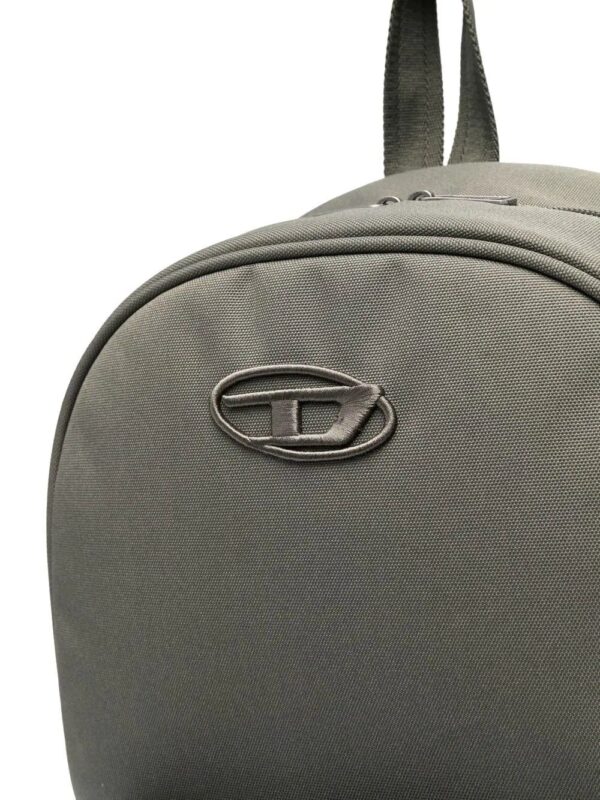 Diesel embroidered-logo zipped backpack - Image 4