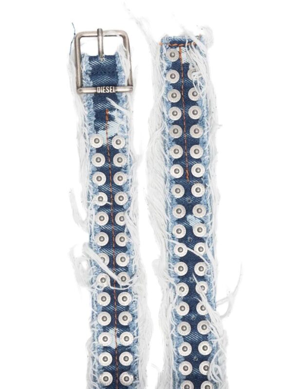 Diesel  distressed-denim belt - Image 2