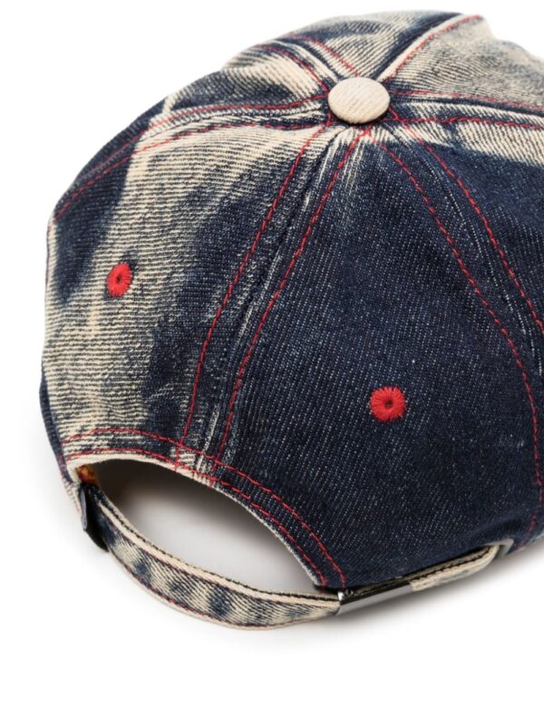 Diesel C-Seymon distressed denim cap - Image 2