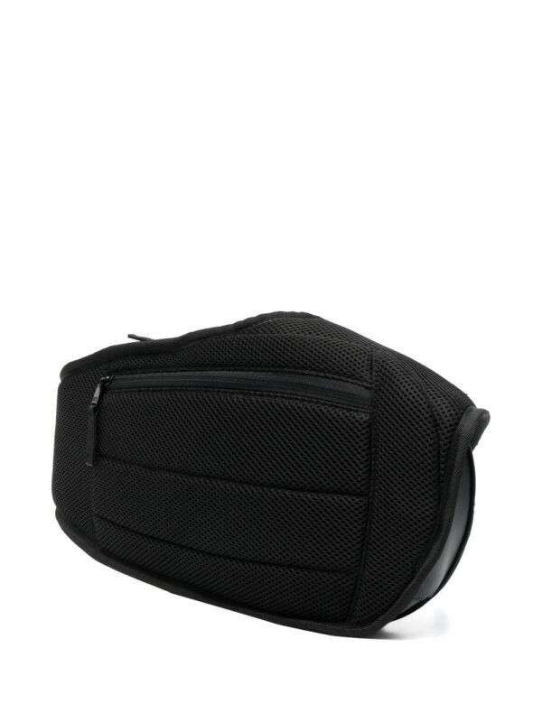Diesel embossed-logo leather backpack - Image 3
