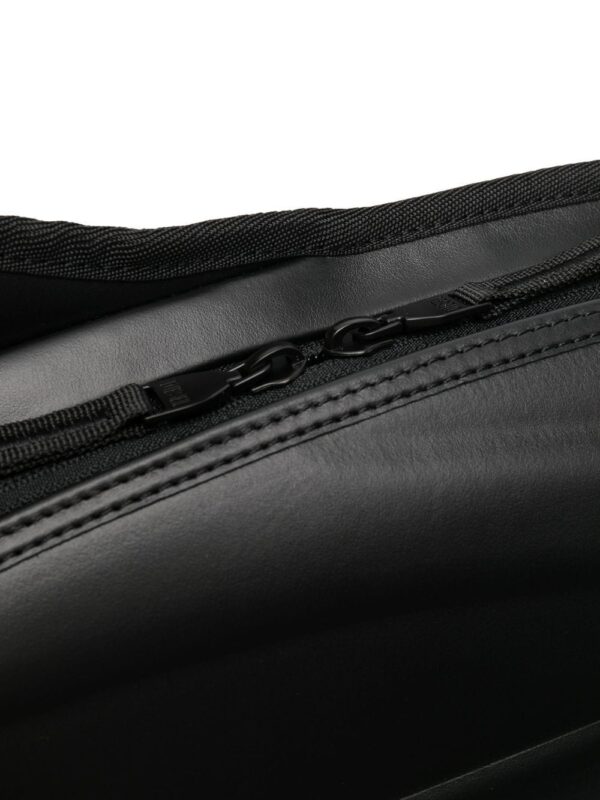 Diesel embossed-logo leather backpack - Image 4