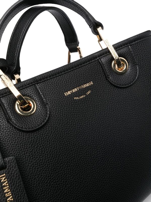 Emporio Armani logo tag tote bag - Image 5