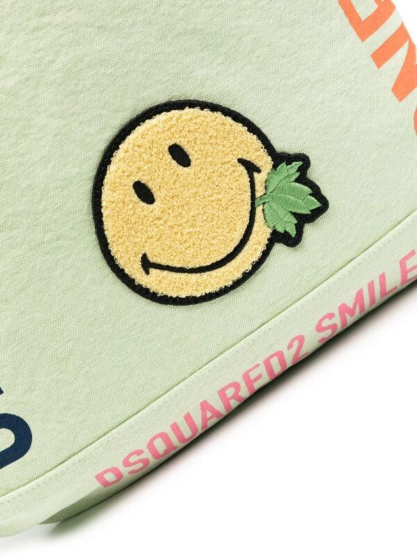 Dsquared2 x Smiley 'One Life One Planet' backpack - Image 4