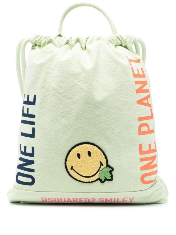 Dsquared2 x Smiley 'One Life One Planet' backpack