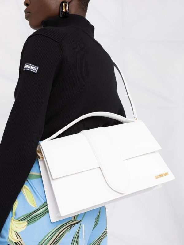 Jacquemus Le Bambinou logo-plaque tote bag - Image 3