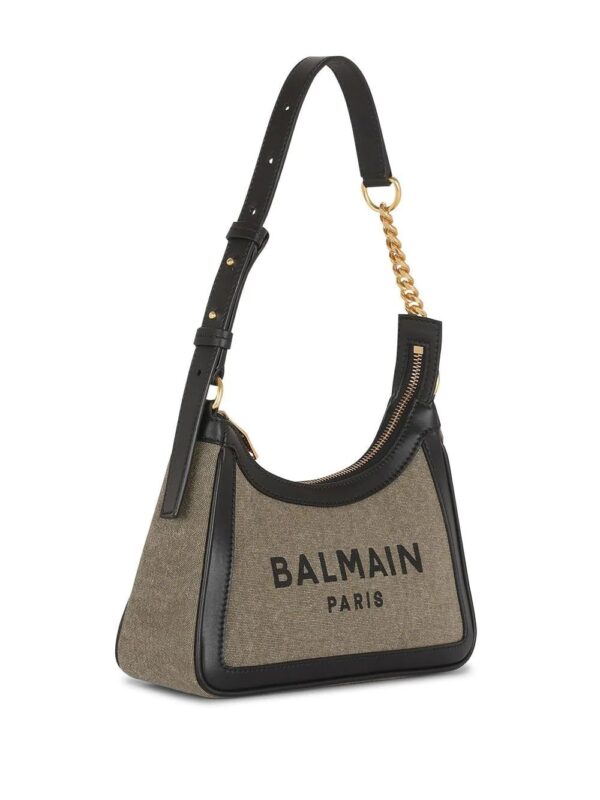Balmain  small logo-print shoulder bag - Image 4