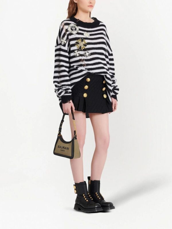 Balmain  small logo-print shoulder bag - Image 2