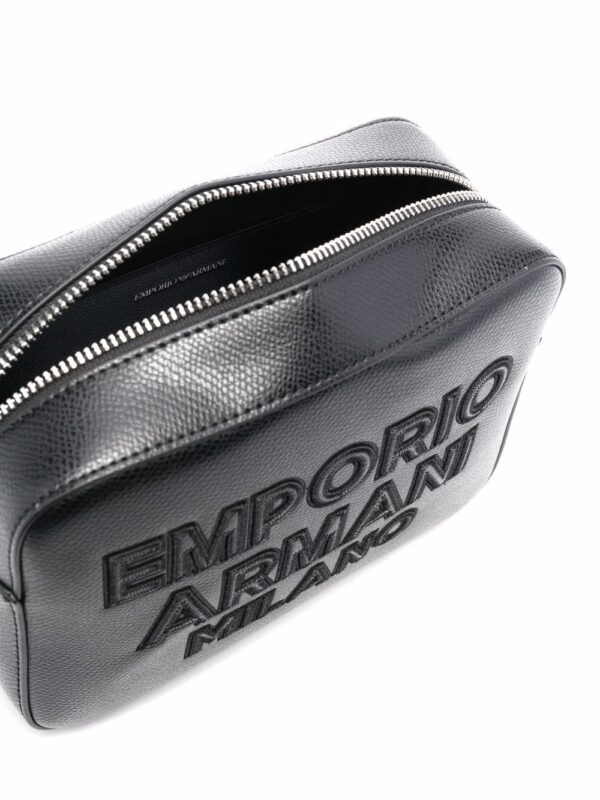 Emporio Armani embossed-logo crossbody bag - Image 5