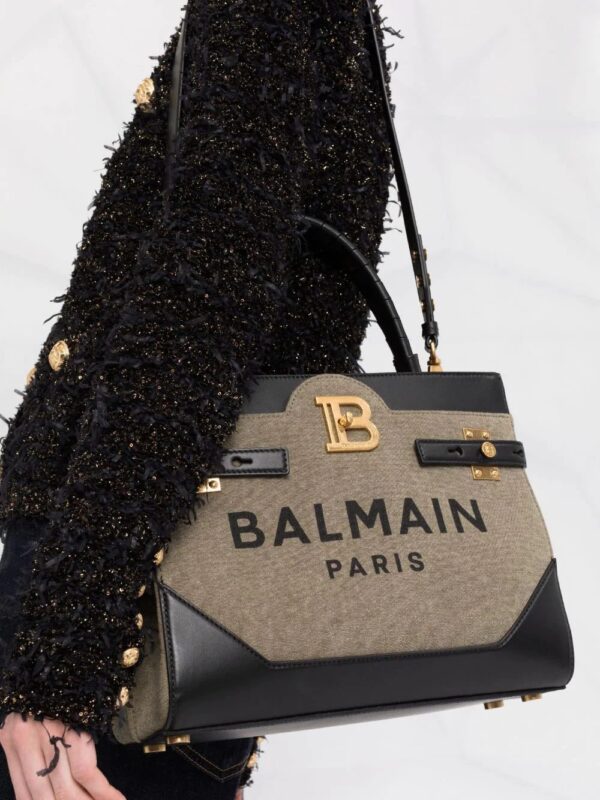 Balmain  logo-print tote - Image 3