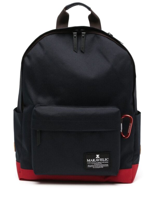 Makavelic logo zipped backpack