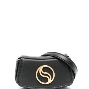 Stella McCartney S logo plaque curved belt bag
