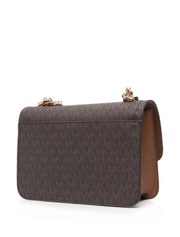 Michael Kors logo-print front-flap shoulder bad - Image 3