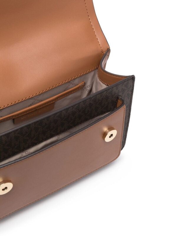 Michael Kors logo-print front-flap shoulder bad - Image 5