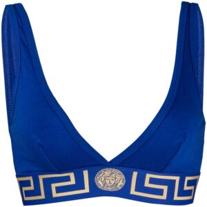 Versace Greca Border triangle bralette