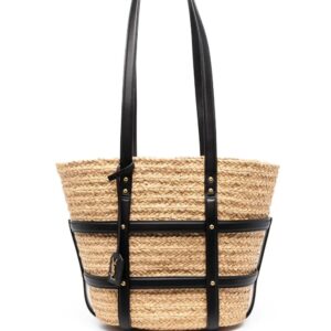 Saint Laurent  Panier woven tote bag