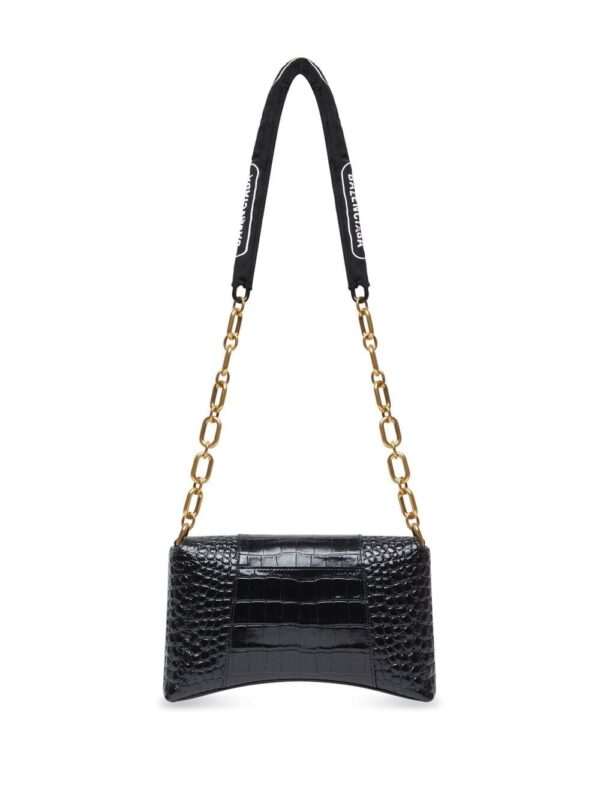 Balenciaga Downtown XS crocodile-embossed shoulder bag - Image 3