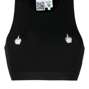 Natasha Zinko  embroidered-motif bralette