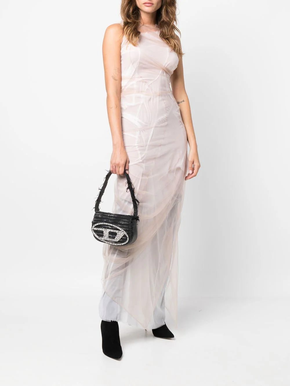 Diesel 1DR embellised-logo shoulder bag - Image 2