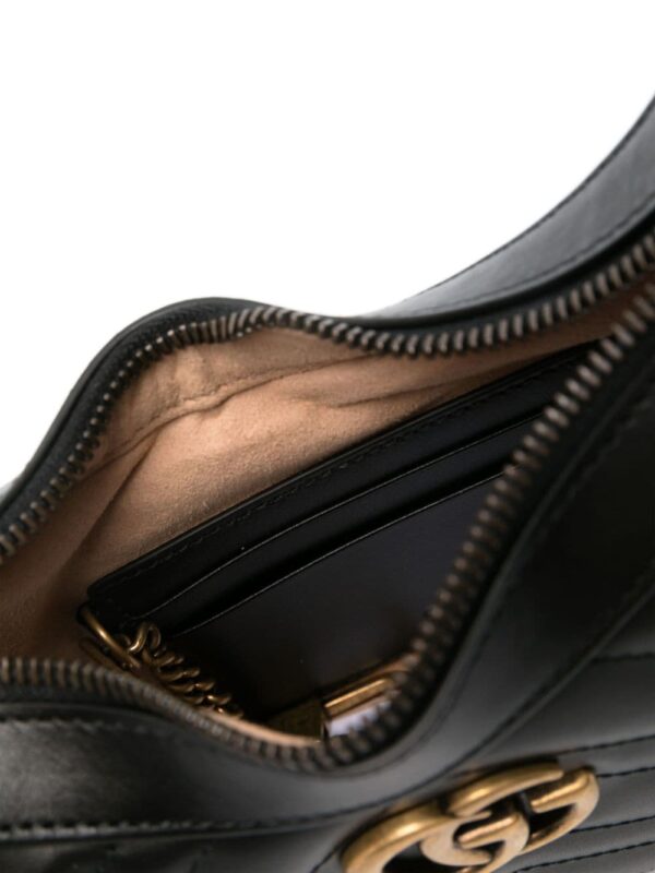Gucci mini GG Marmont half-moon shoulder bag - Image 5