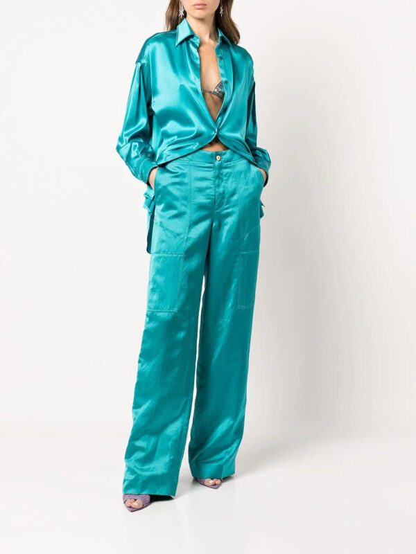 TOM FORD  pointed-collar long-sleeve shirt - Image 2