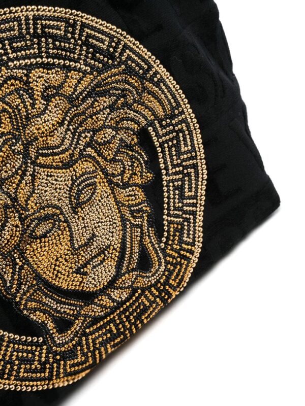 Versace Icon towelling tote bag - Image 4