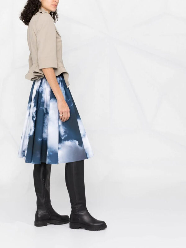 Alexander McQueen  fitted peplum cotton shirt - Image 4