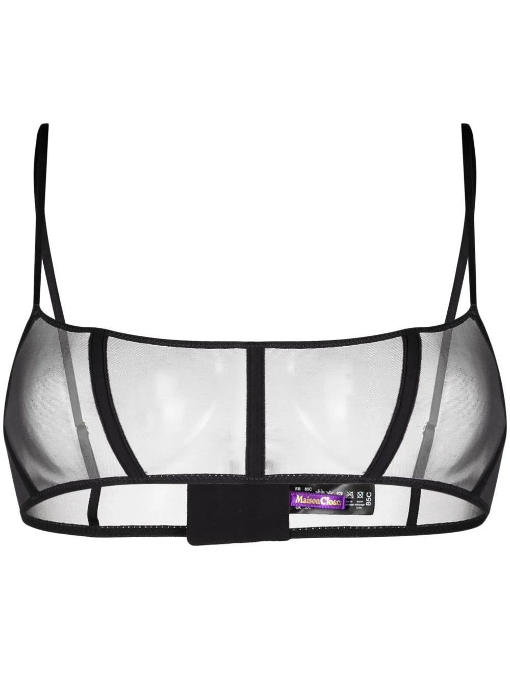 Maison Close sheer corset bra