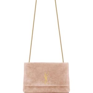 Saint Laurent  Kate monogram-plaque shoulder bag