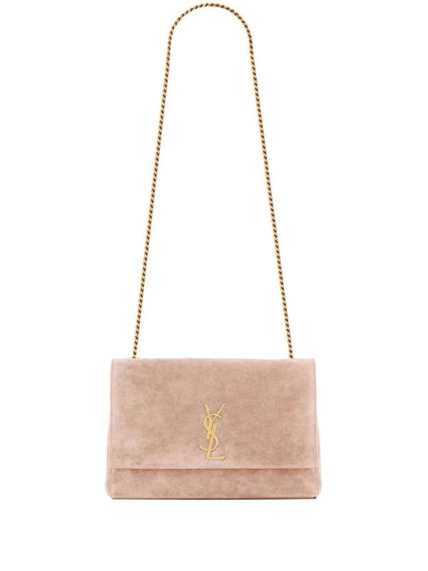 Saint Laurent  Kate monogram-plaque shoulder bag
