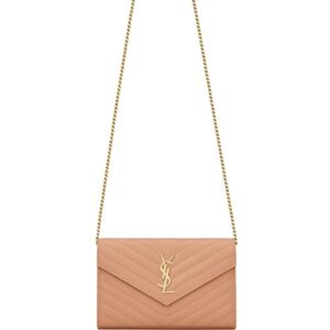 Saint Laurent  Monogram envelope clutch bag