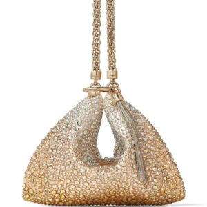 Jimmy Choo  Callie crystal-embellished clutch bag