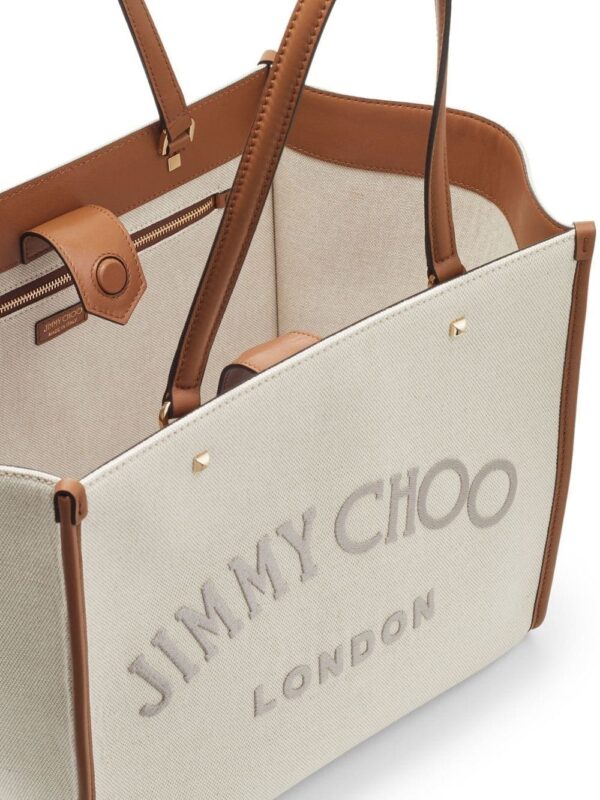 Jimmy Choo Avenue canvas tote bag - Image 5