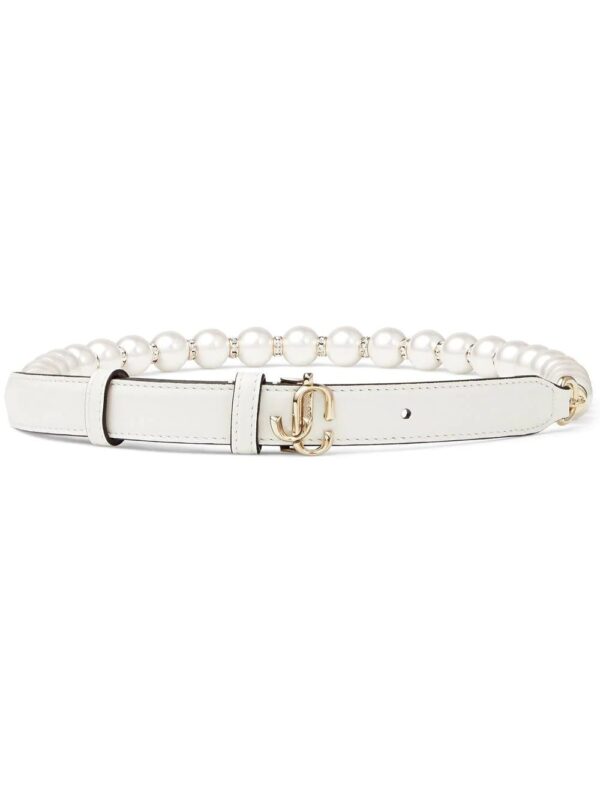 Jimmy Choo  JC pearl-chain belt