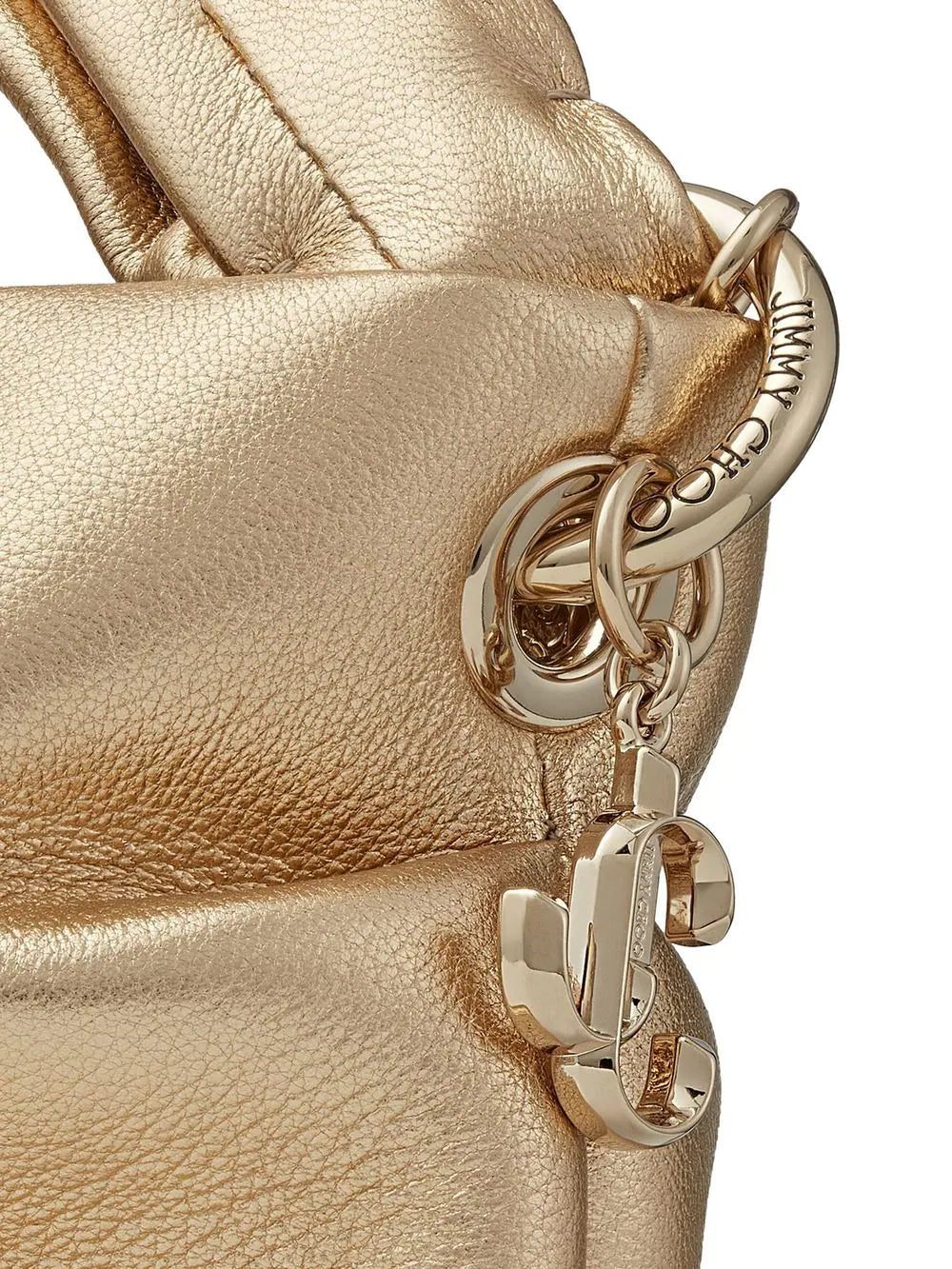 Jimmy Choo Bonny metallic-effect tote bag - Image 3