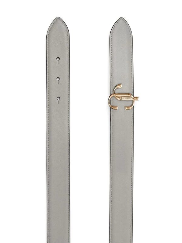 Jimmy Choo  Felisa logo-plaque leather belt - Image 2